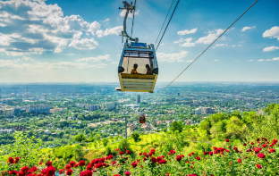 view of almaty
