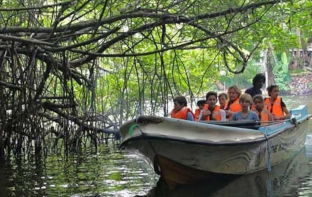 people sitting in a boat